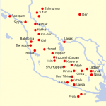 Mapa de Ciudades de Mesopotamia