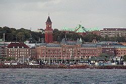 Helsingborg, el puente con Dinamarca