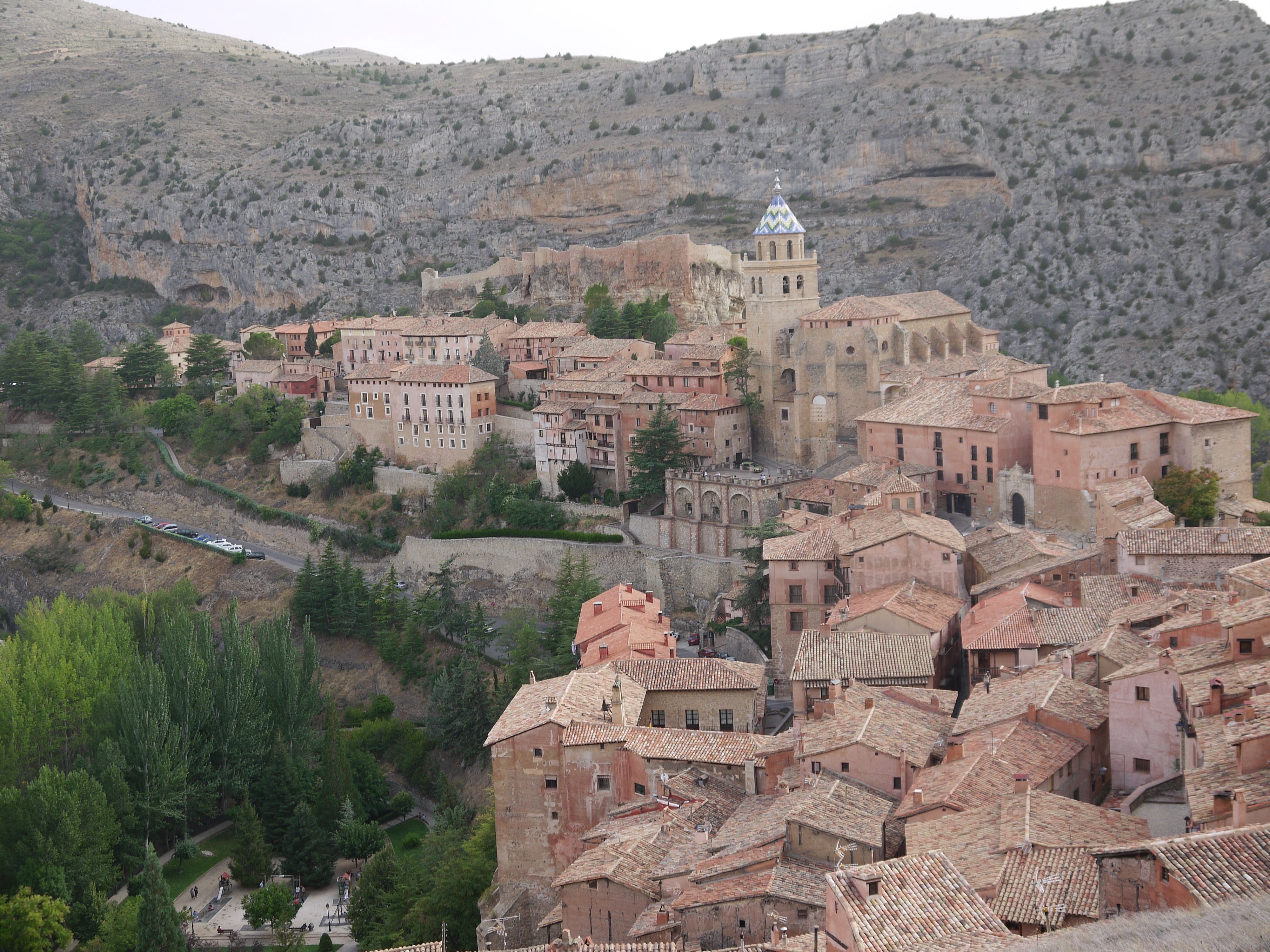 Vista de la ciudad medieval de Albarracín