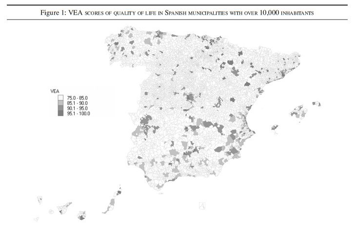 Top de ciudades donde se vive mejor en España