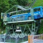 Larchwandschragaufzug, el funicular más grande de Europa